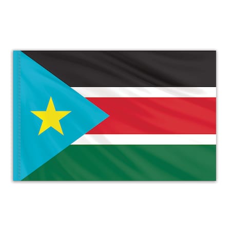 South Sudan Indoor Nylon Flag 5'x8'